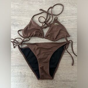 Brown bikini set